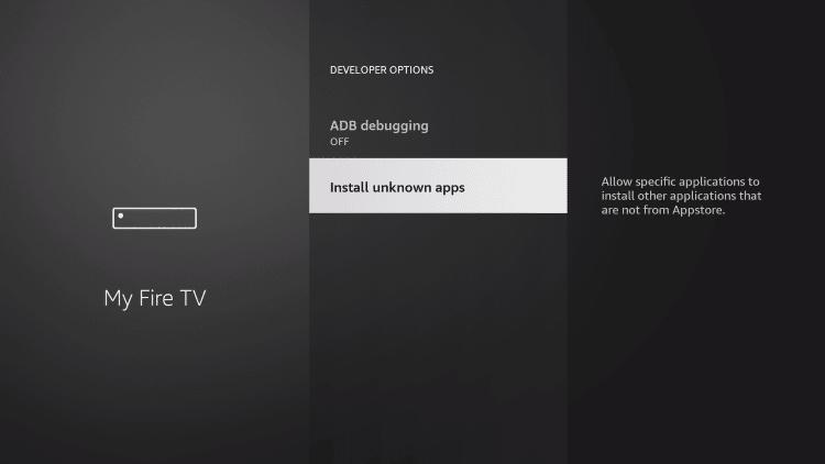 6- Install Unknown Apps Option